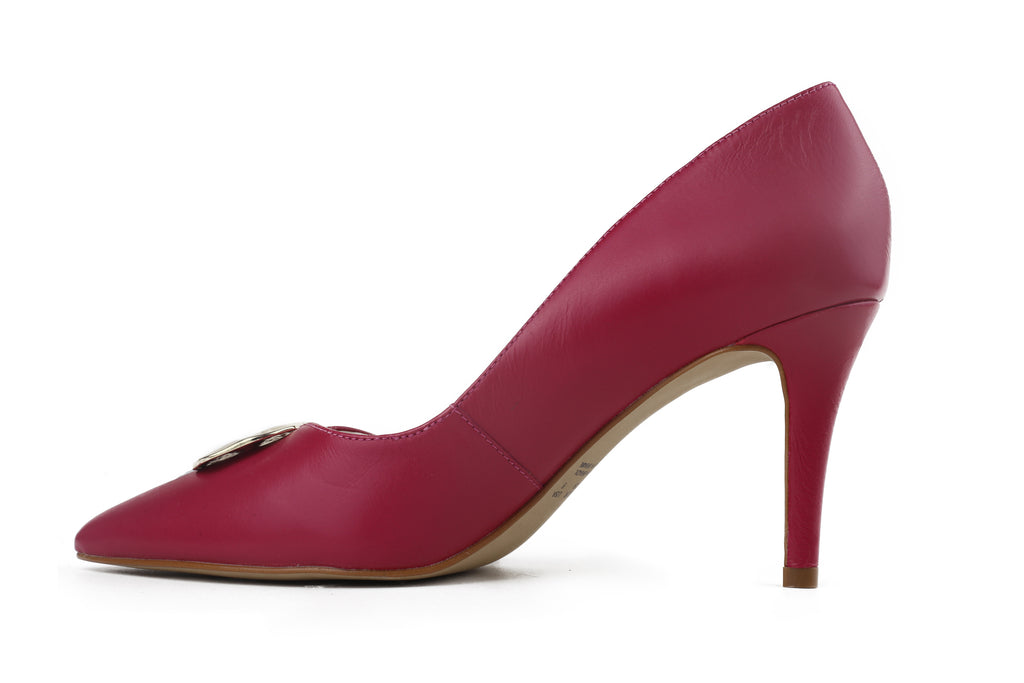 Scarpin Maria Salto Médio Rosa