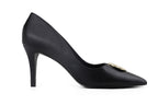 Scarpin Maria Salto Médio Preto