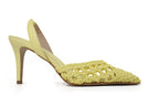 Slingback Izabel Salto Médio Amarelo