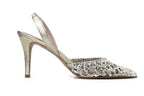 Slingback Izabel Salto Médio Dourado