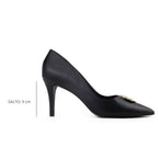 Scarpin Maria Salto Médio Preto